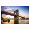 Oppidan Home "Brooklyn Bridge" Acrylic Wall Art (32"H x 48"W)
