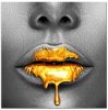 Oppidan Home "Lips of Honey" Acrylic Wall Art (40"H X 40"W)