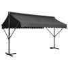 Free Standing Awning 157.5"x118.1" Anthracite