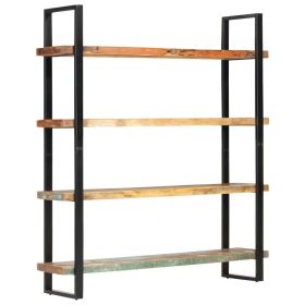 4-Tier Bookcase 63"x15.7"x70.9" Solid Reclaimed Wood