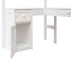 Downloads: 22  Twin size Loft Bed with Drawers;  Cabinet;  Shelves and Desk;  Wooden Loft Bed with Desk