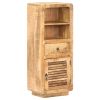 Highboard 17.7"x12.6"x43.3" Rough Mango Wood