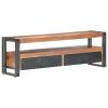 TV Stand 47.2"x11.8"x15.7" Solid Wood with Sheesham Finish