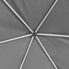 Hexagonal Pop-Up Marquee with 6 Sidewalls Gray 11.8'x10.2'