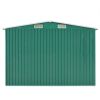 Garden Shed 101.2"x117.3"x70.1" Metal Green