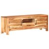 TV Stand 45.7"x11.8"x15.7" Solid Wood Acacia
