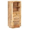 Highboard 17.7"x12.6"x43.3" Rough Mango Wood