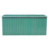 Garden Shed 101.2"x154.3"x71.3" Metal Green