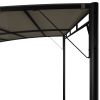 Garden Sunshade Awning 9.8'x9.8'x8.4' Taupe