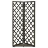 Corner Trellis Gray 19.7"x19.7"x57.1" Solid Firwood