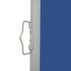 Patio Retractable Side Awning 66.9"x196.9" Blue
