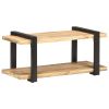 TV Stand 35.4"x15.7"x15.7" Rough Mango Wood