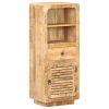 Highboard 17.7"x12.6"x43.3" Rough Mango Wood