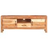 TV Stand 45.7"x11.8"x15.7" Solid Wood Acacia