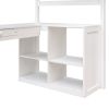 Downloads: 22  Twin size Loft Bed with Drawers;  Cabinet;  Shelves and Desk;  Wooden Loft Bed with Desk