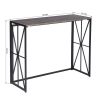 39.4" L Foldable Computer Desk, Console Table