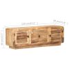 TV Stand 47.2"x11.8"x15.7" Rough Mango Wood