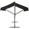 Free Standing Awning 118.1"x118.1" Anthracite