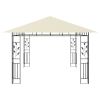 Gazebo with Mosquito Net 13.1'x9.8'x9' Cream 0.6 oz/ft²