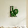 LOVE Moss Letter Metal Wall Art