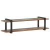 TV Stand 63"x15.7"x15.7" Solid Wood Reclaimed