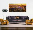 Oppidan Home "Victoria Harbor Sunset" Acrylic Wall Art (48"H x 32"W)