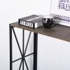 39.4" L Foldable Computer Desk, Console Table