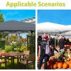 10 x 20 ft Heavy Duty Awning Canopy Pop Up Gazebo Marquee Party Wedding Event Tent with 6 Removable Sidewalls & Carry Bag